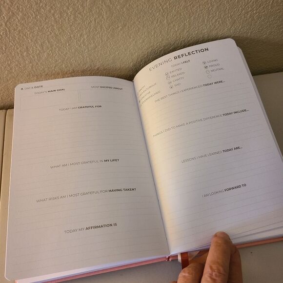 NWOT clever fox gratitude motivational uplifting blank journal book b - Picture 6 of 6